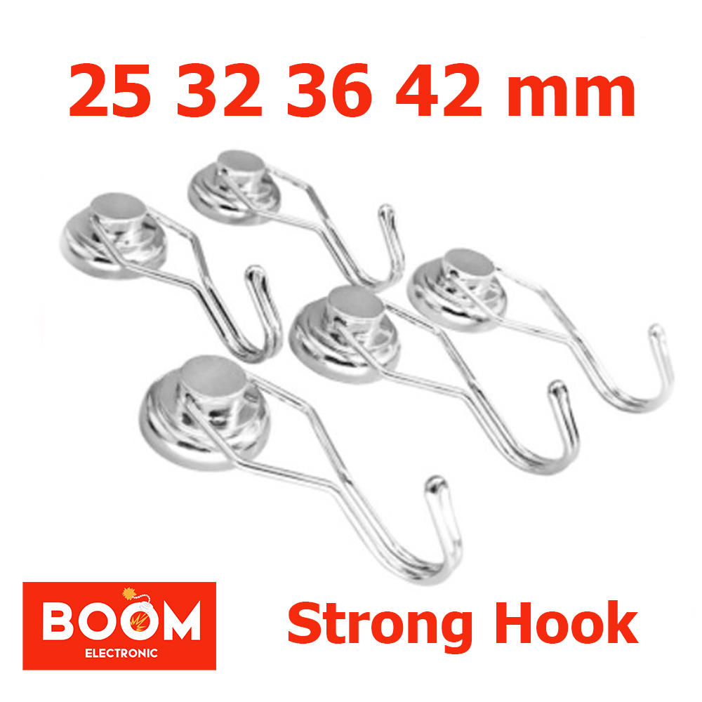 Magnet N52 Neodymium Strong Hook 25 32 36 42 mm