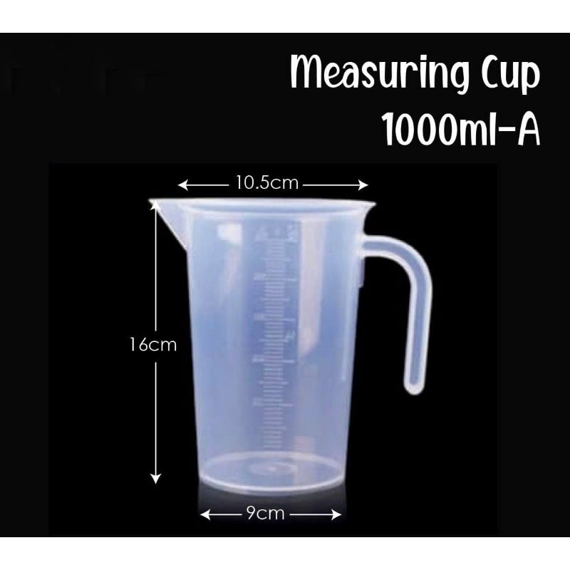 Gelas Takar 1Liter / Measuring Jug 1ltr / Gelas Ukur Adonan