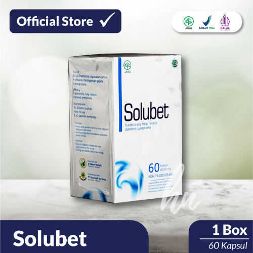 SOLUBET original SS JAYA HERBAL GROUP Obat Diabetes - obat Kencing Manis - obat Gula Darah
