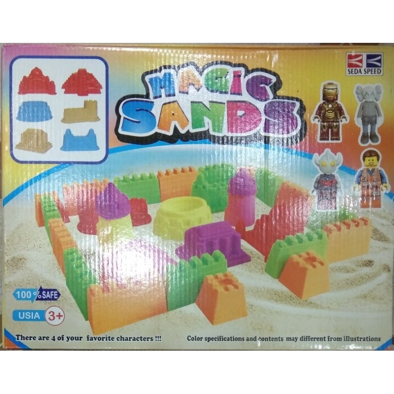 Magic Sands/ Mainan Pasir dan Cetakan