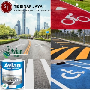 Cat Avian Roadline Paint 1KG Jalanan Marka Jalanan RT 06 White