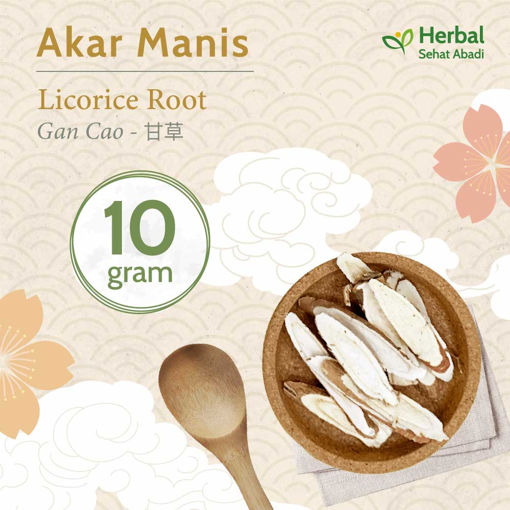 

Licorice Root 10 gram Iris / Akar Manis / Kam cho / Gan Cao (甘草)