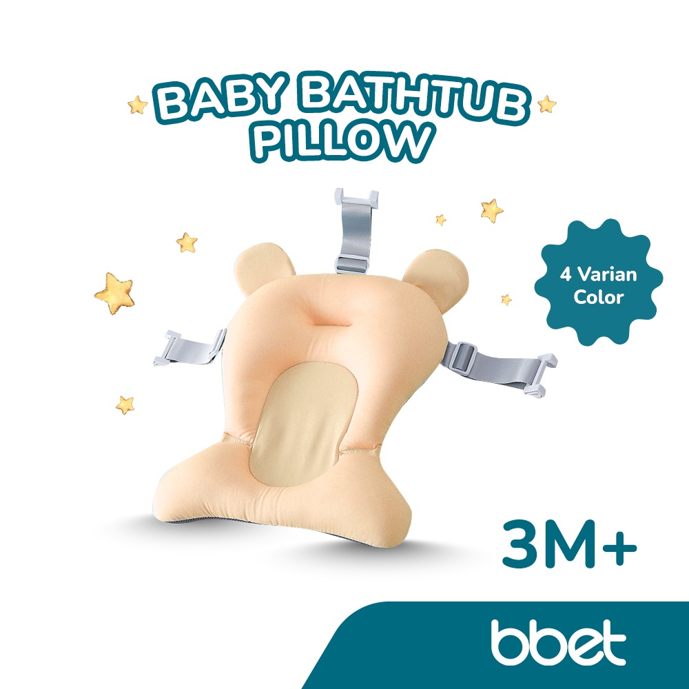 BBET Ultra Soft Baby Bathtub Pillow | Bantal Penyangga Bak Mandi Bayi