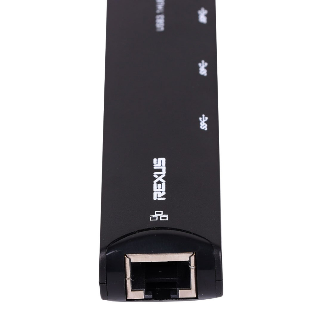 USB Hub Rexus H345 | USB Hub 3.0 3 Port with LAN + OTG Type C