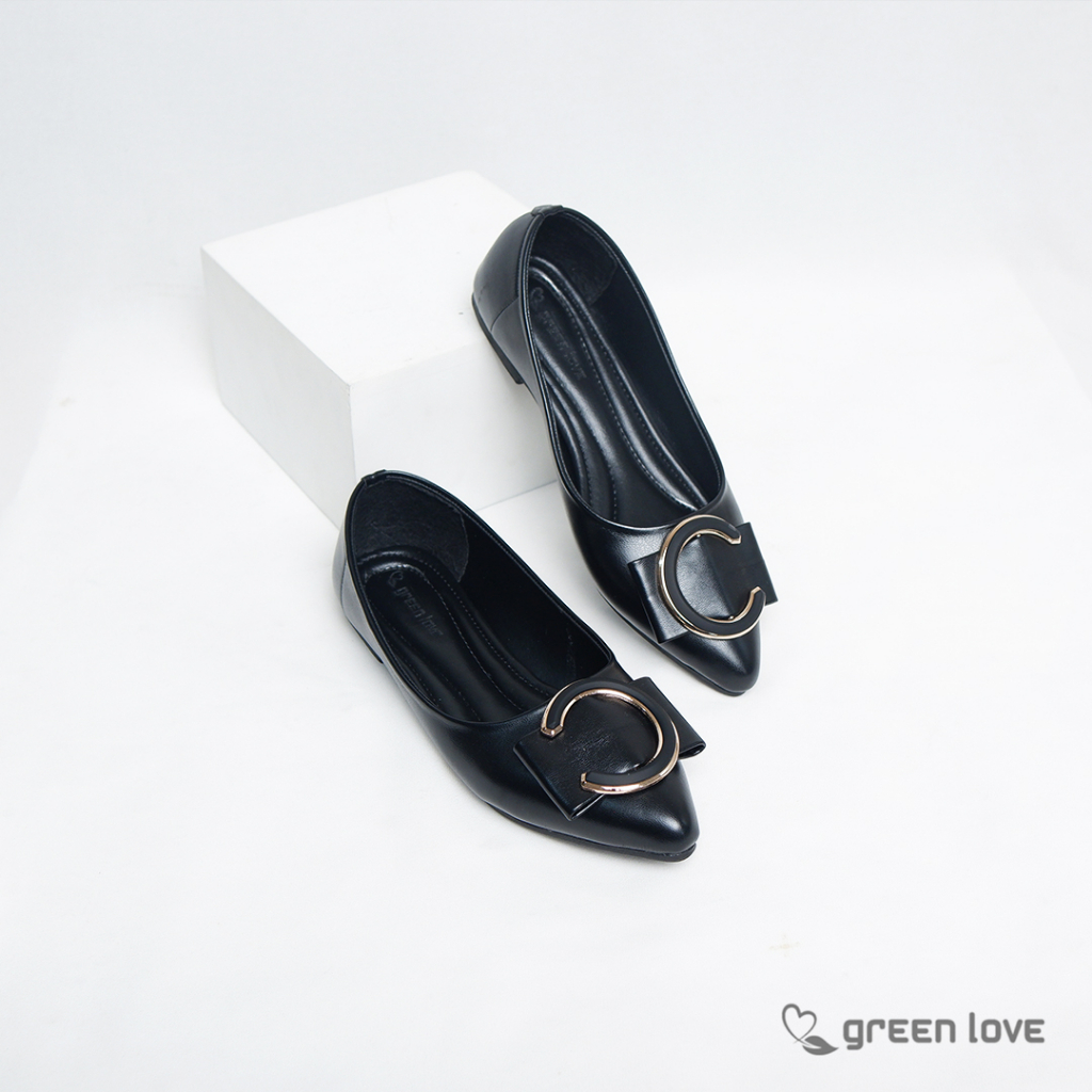 Green Love Sepatu Flat Wanita FEMINE