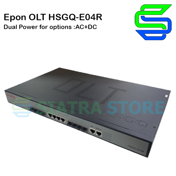 OLT HSGQ-E04R | OLT EPON 4PON 1G Uplink AC + DC | OLT 4 PON 1 G