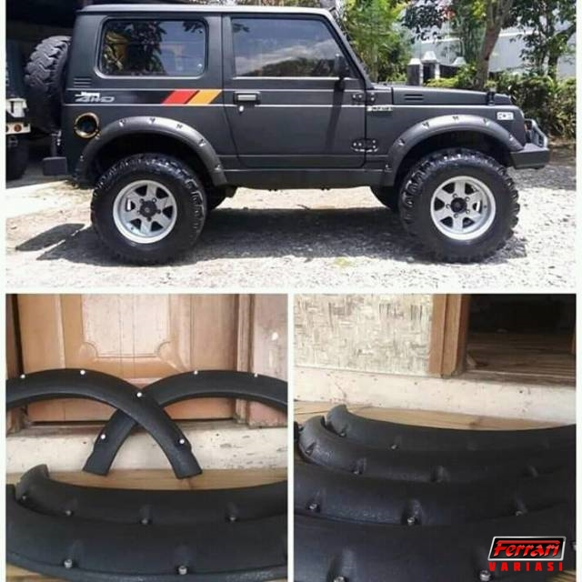 Fender trim / spakboar model Baut mobil Katana blackferrari variasi