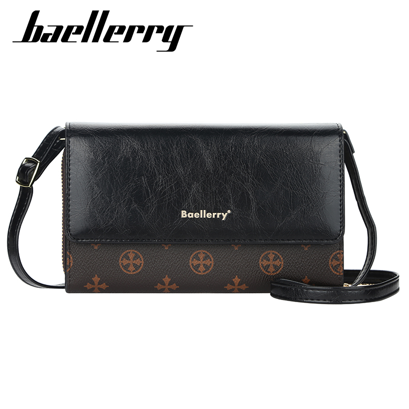 BAELLERRY N5580 Tas Selempang Wanita Dompet Wanita Tas Handphone Sling Bag PU Leather Premium WATCHKITE WKOS