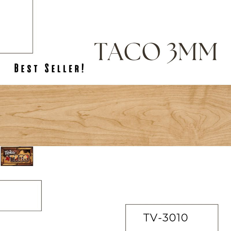 lantai vinyl TACO TV-3010 motif kayu tebal 3mm/box