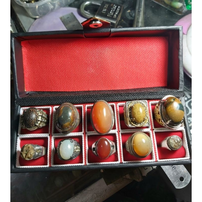 Cincin Batu Akik Borongan Box005