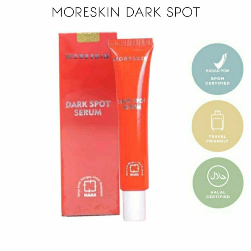 Moreskin Dark Spot Serum Mengatasi Flek Hitam/Bekas Jerawat Original Nasa
