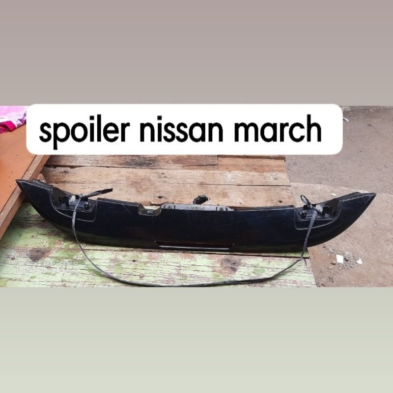 SPOILER ORIGINAL NISSAN MARCH
