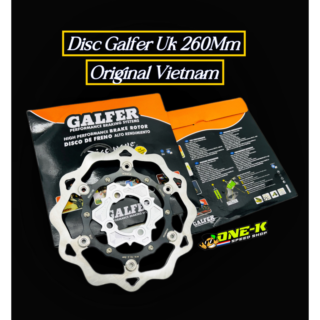 ￼Disc cakram piringan galfer original vietnam 260mm floating Vario 125 150 scoopy mio universal Honda Yamaha