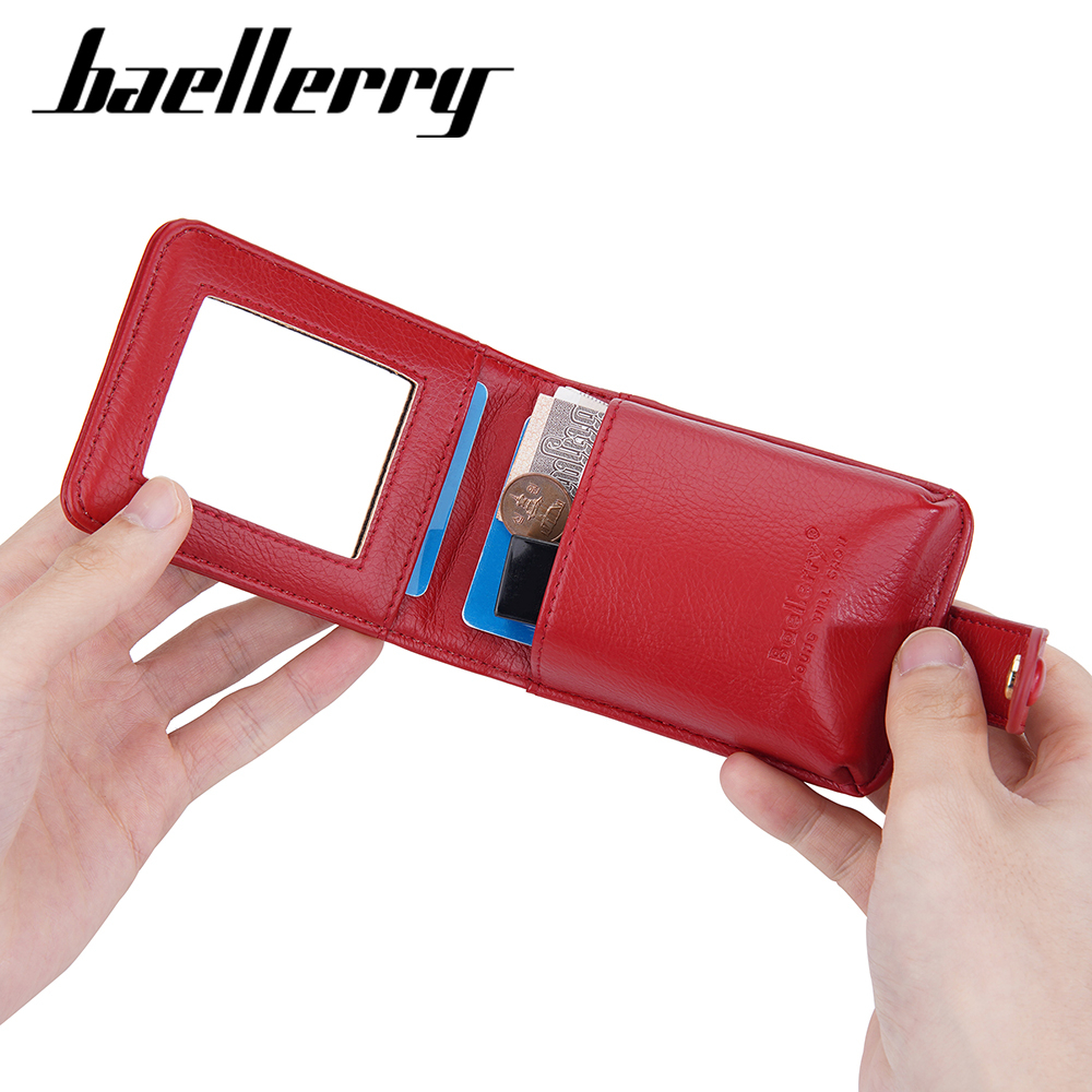 BAELLERRY N2388 Dompet Kartu Wanita Dompet Lipstick Bahan Kulit PU Leather Premium WATCHKITE WKOS