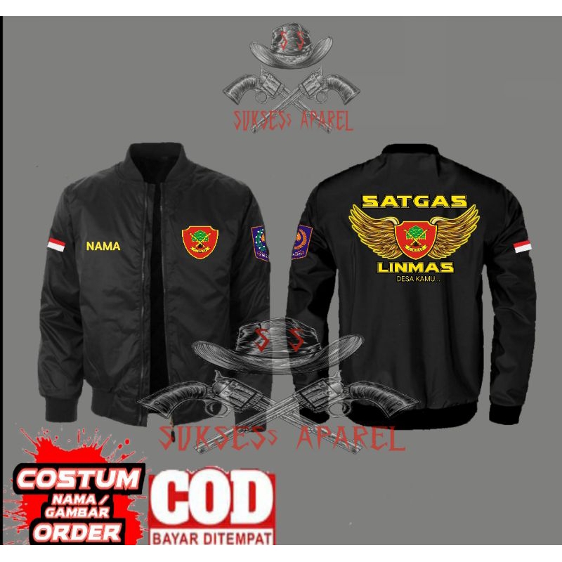 jaket linmas bomber baru/satgas linmas