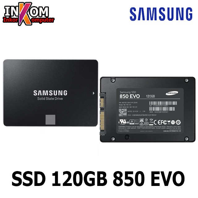 SSD 120GB 850 Evo Samsung Sata III 2.5 inch