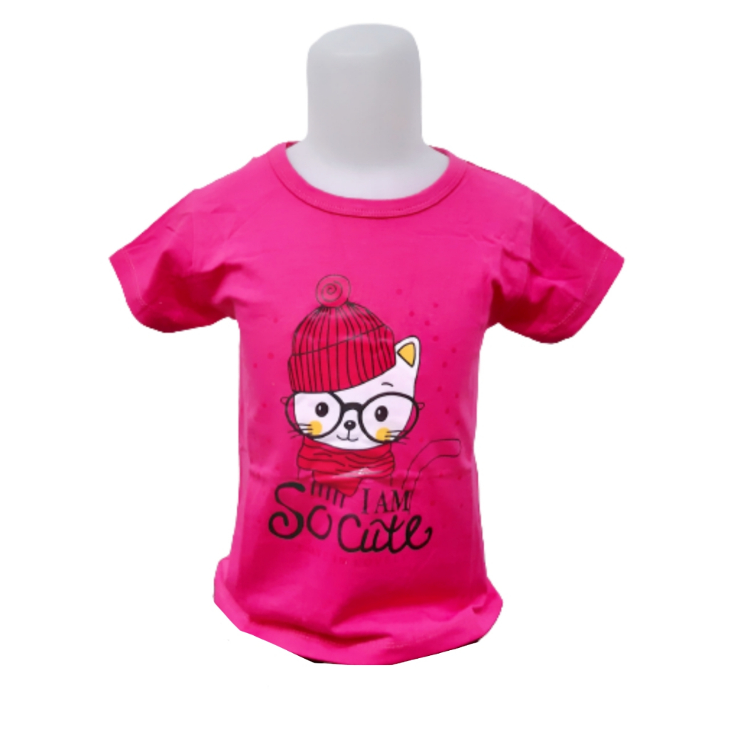 KAOS ANAK PREMIUM QUALITY/KAOS ANAK PEREMPUAN LENGAN PENDEK