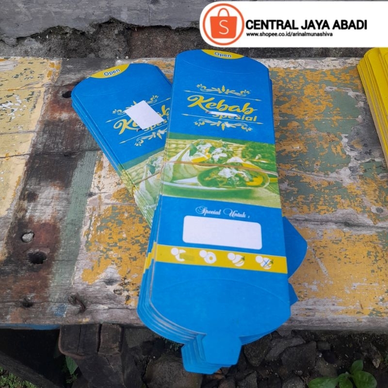 

100 LEMBAR KERTAS KEBAB TARIKAN UKURAN 25 × 9,5 CM HIGH QUALITY PAPER CRAFT TEBAL PRODUK TERBARU | KOTAK KEBAB KEKINIAN | DUS KEBAB VIRAL TIKTOK | KEMASAN KEBAB KEKINIAN | BOX KEBAB VIRAL | ARINA SHIVA GROUP 5873