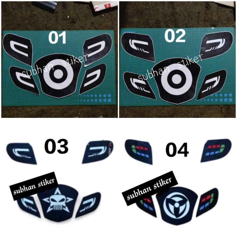 stiker lampu scoopy 2017-2021