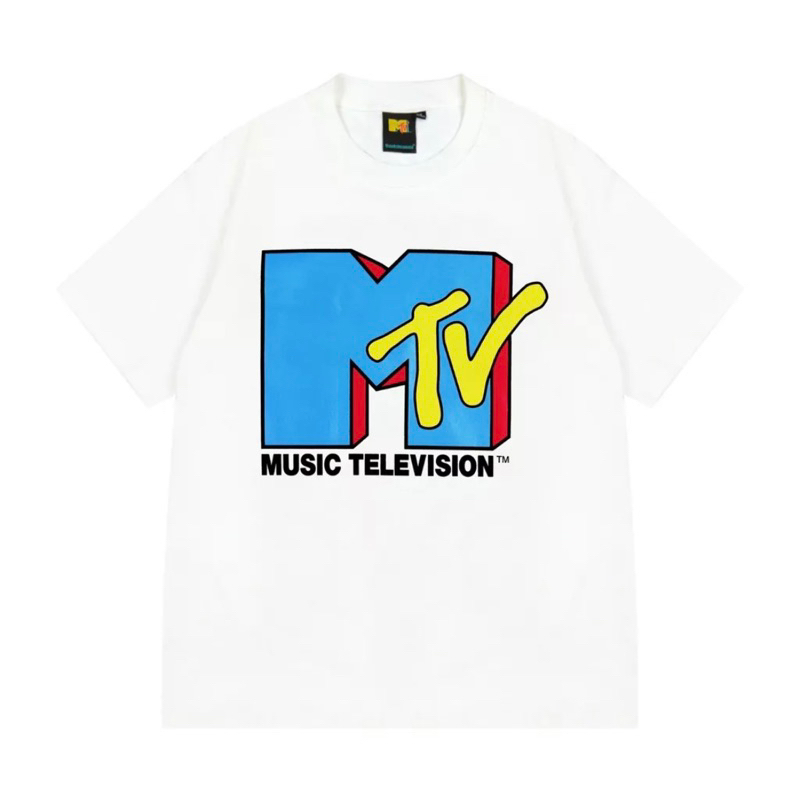 MTV Thanksinsomnia Tshirt "Blue Logo" White