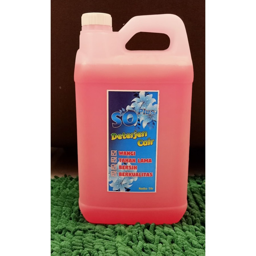 Deterjen cair SOplus Pink rose Standart Laundry - Netto : 1000 ML