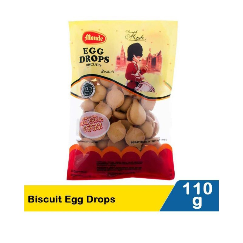 Monde Biscuit Egg Drops 110g