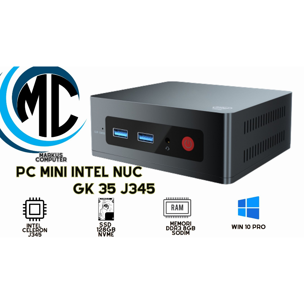 pc mini Beelink GK35 micro cel j3455 ram 8-ssd 128gb Dual hdmi