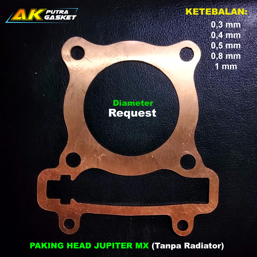 Paking Head Jupiter MX (Tanpa Radiator) Tembaga / Paking Perpak Gasket MX