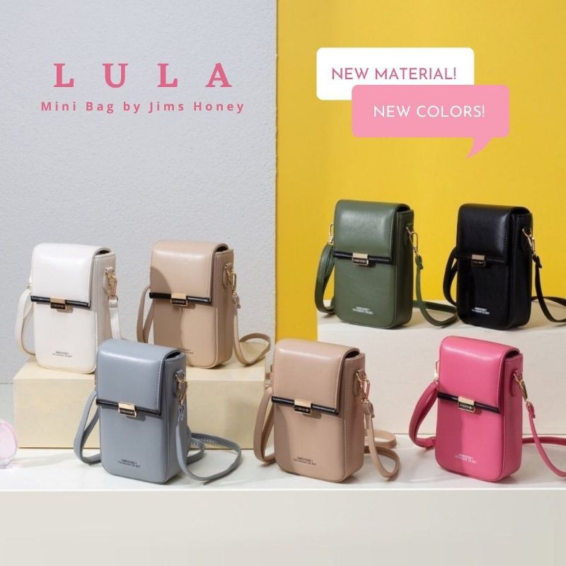 LULA PLUS MINI BAG JIMS HONEY/ TAS SELEMPANG WANITA/ TAS HP/ TAS CEWEK/ TAS KECIL/ JH LADIES/ JIMSHO