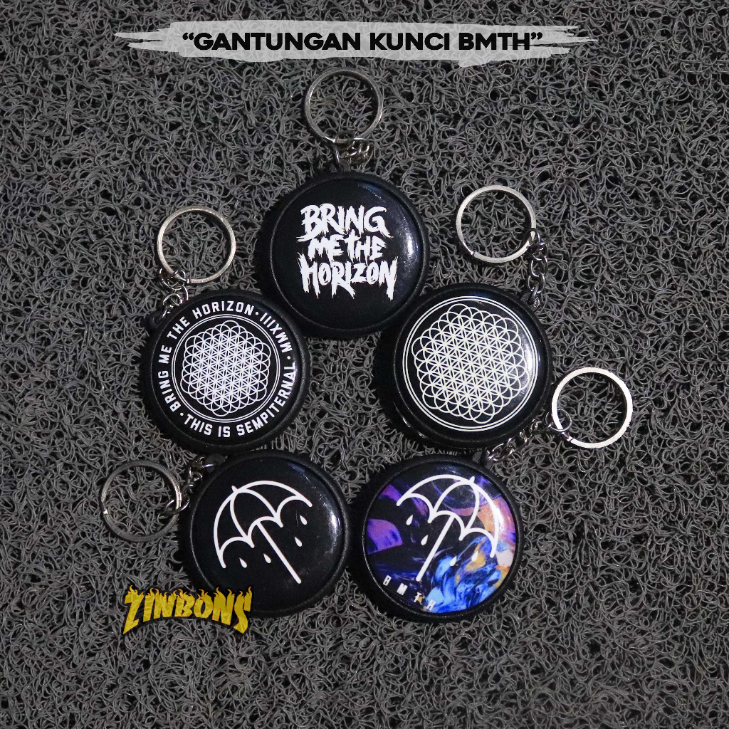 GANTUNGAN KUNCI BRING ME THE HORIZON GANCI BMTH GANTUNGAN KEYCHAIN