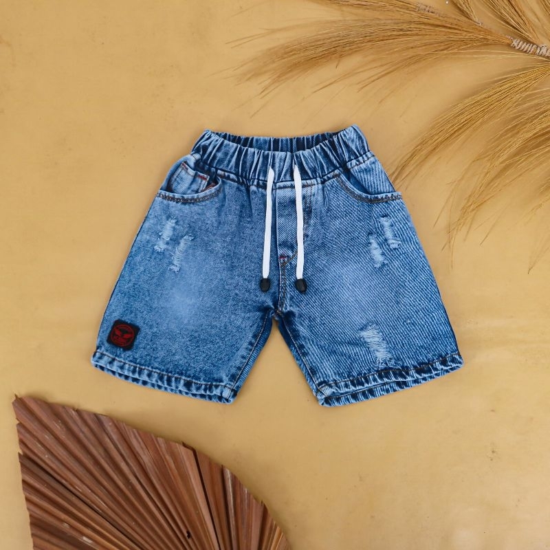 Celana Pendek Anak Laki-laki//Celana Jeans Anak Bahan Tebal Usia 5-8tahun