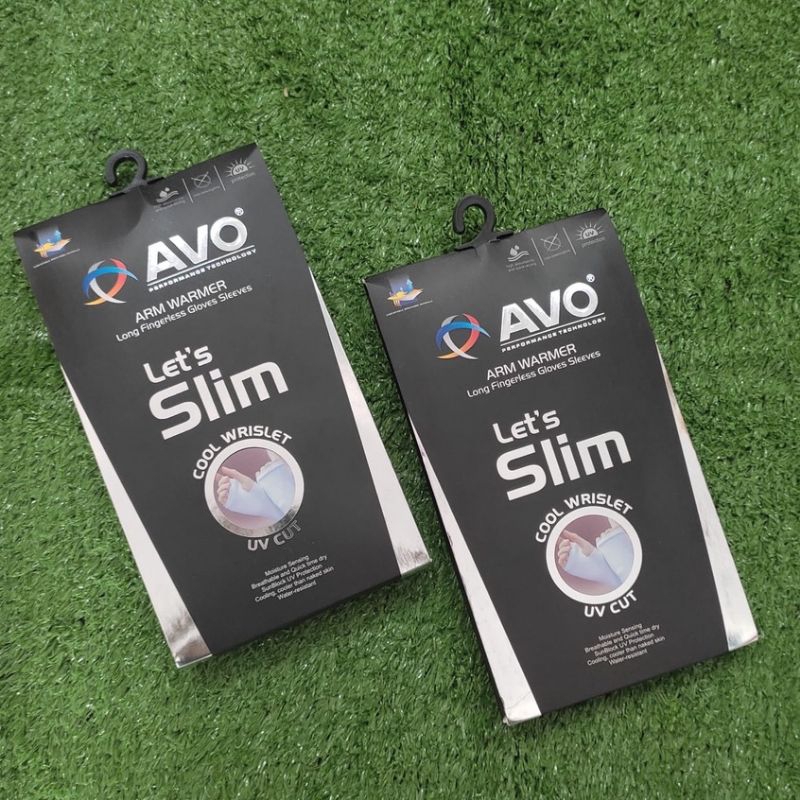 Manset Tangan Lubang Jempol AVO ARM WARMER / Handsock Let's Slim AVO Original Long Fingerless Gloves Sleeves