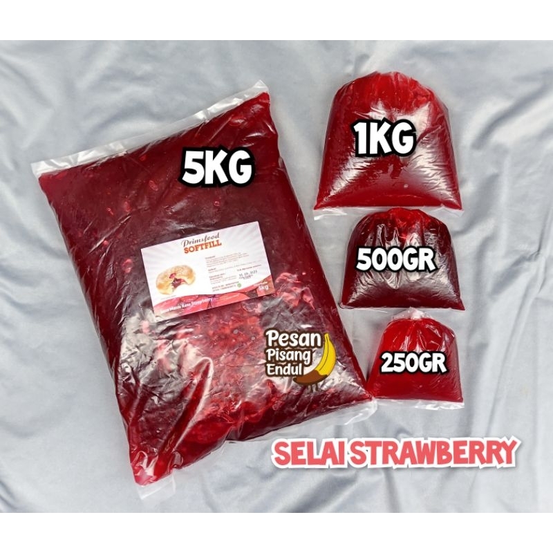 

Selai Jel Strawberry/Bluberry/Melon/nanas merk Primsfood 250gr
