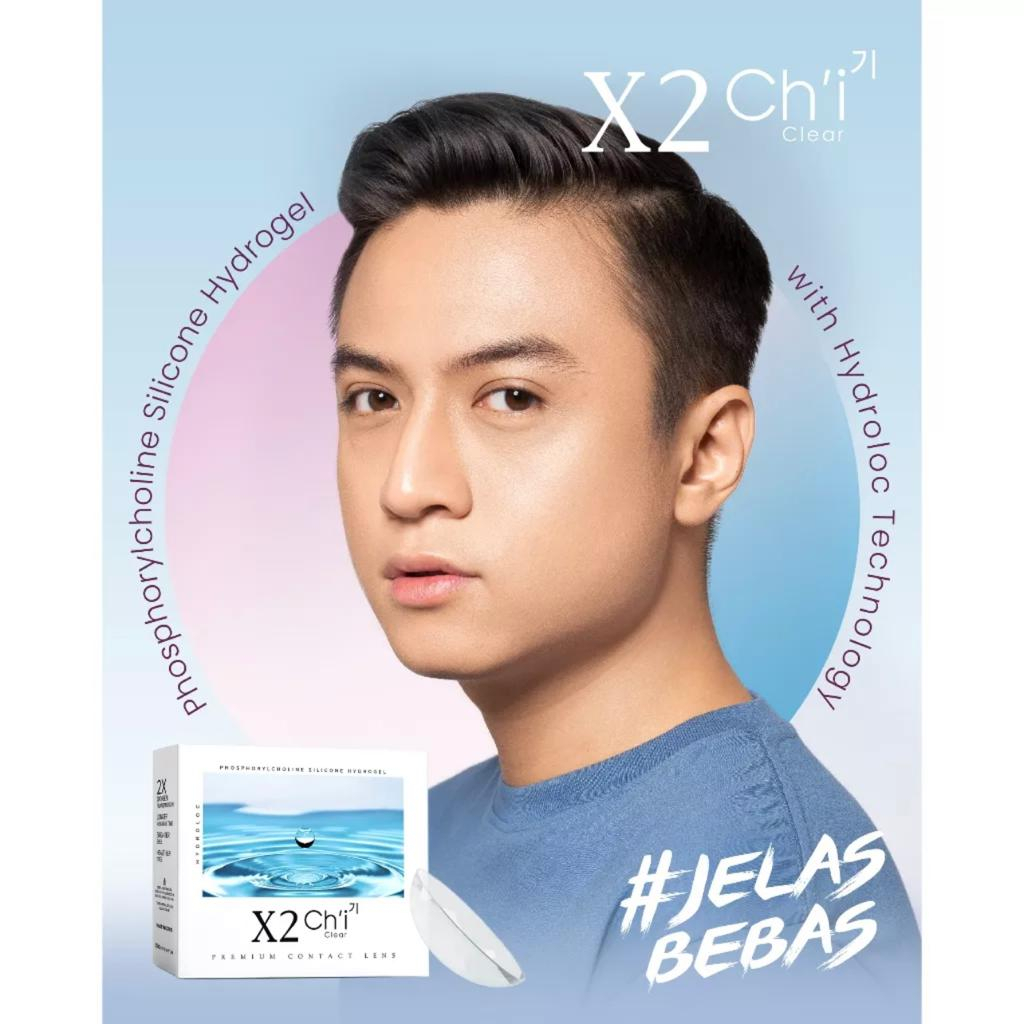 SOFTLENS BENING X2 CHI CLEAR PREMIUM FREE LENSCASE / SOFLENS / SOFTLEN / X2 CHI CLEAR / X2 CH'I CLEAR / X2 CH-I CLEAR / X2 CHI BENING / SOFTLENS BENING PREMIUM / SOFTLENS CLEAR