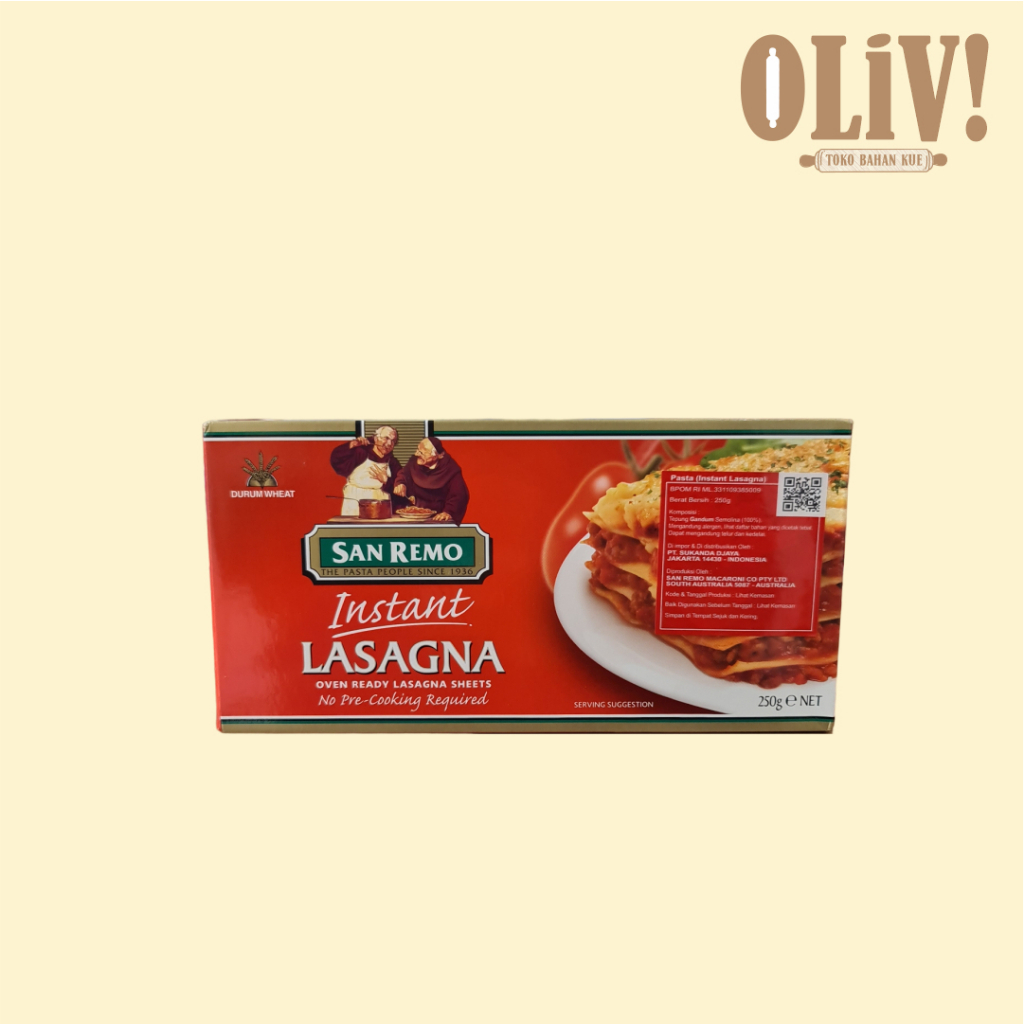 

San Remo Instant Lasagna 250gr