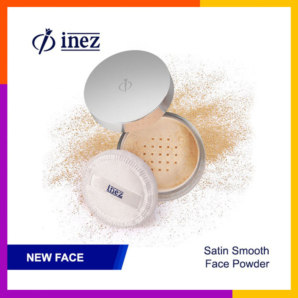 Inez Cosmetics Satin Smooth Face Powder / Bedak Tabur BPOM