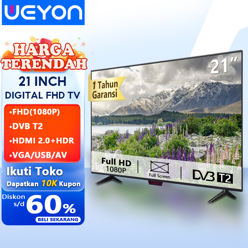 Weyon Sakura TV LED 21 inch HD Ready Digital Televisi (TCLG-S21F)