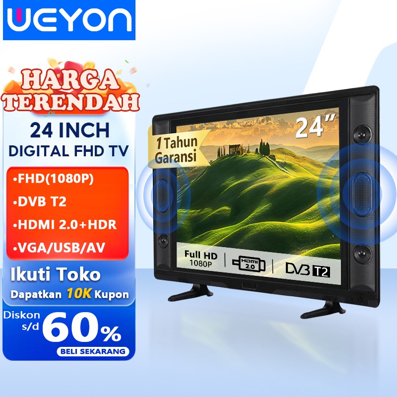 Weyon Sakura TV LED 24 inch HD Ready Televisi and digital TV(S24XWIDE)