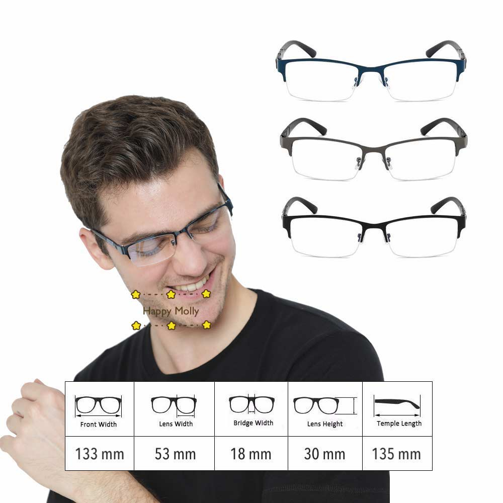 Kacamata Anti Radiasi (Design Korea) Pria dan Wanita - HM528 D ( Group Solo )