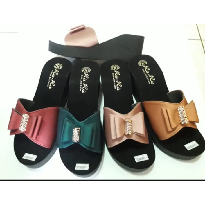 sandal wedges kokop pita wanita dewasa sandal spons murah 2023