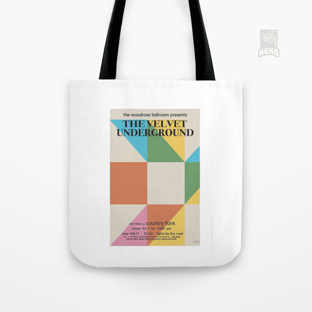 Velvet Underground Vintage 1960s Tote Bag Kanvas