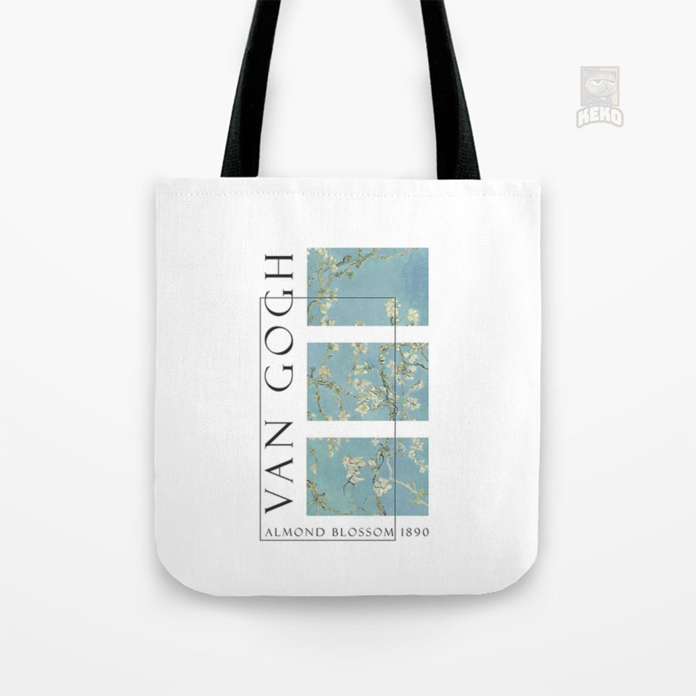 Vincent Van Gogh Almond blossom Tote Bag Kanvas