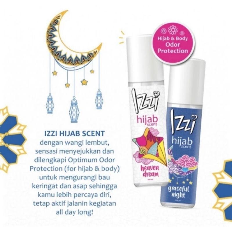 IZZI Hijab Scent Gracefull Heaven Dream 100ml Parfum Remaja