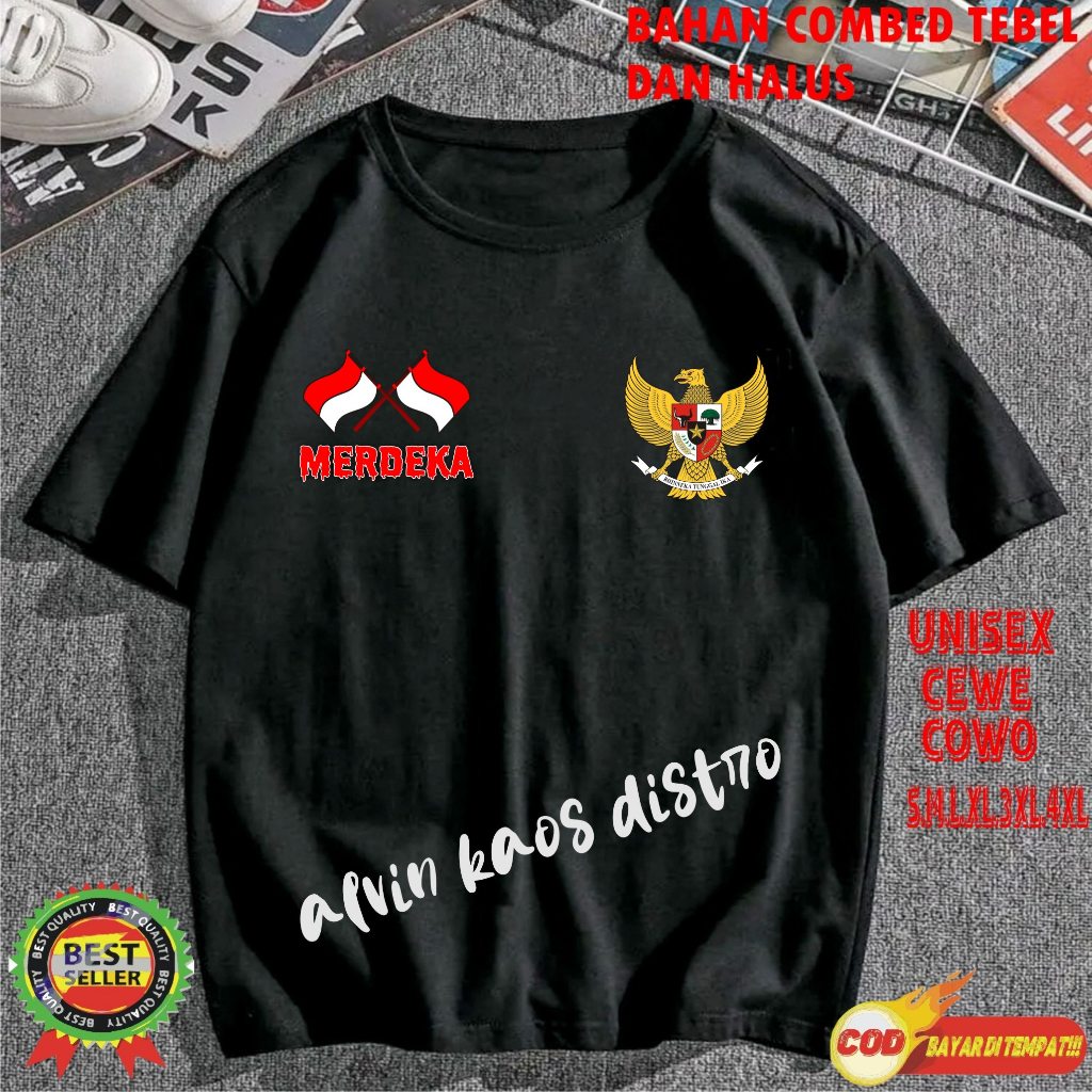 Beli 10 Pc Gratis 1 Pc Hut RI 78 Kaos Terlaris 17 Agustus 1945 78 Kemerdekaan Indonesia Kaos Merah Putih Hitam Kaos Cewek Cowok Anak007