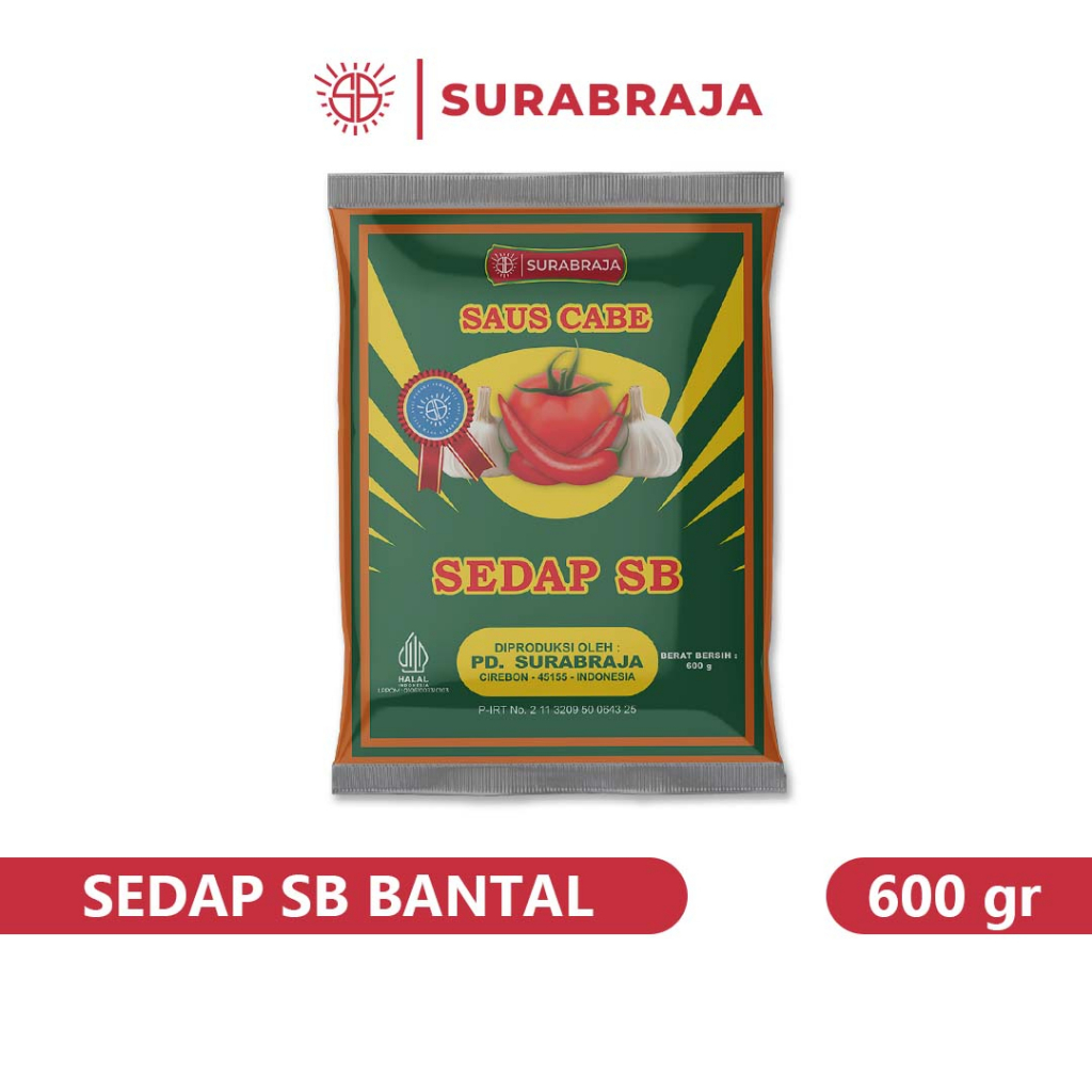 

SEDAP SB | Saus Cabe | Saus Sambal | Sambel Sedap | Saos Sedap SB Kemasan Bantal Refill isi 600gr