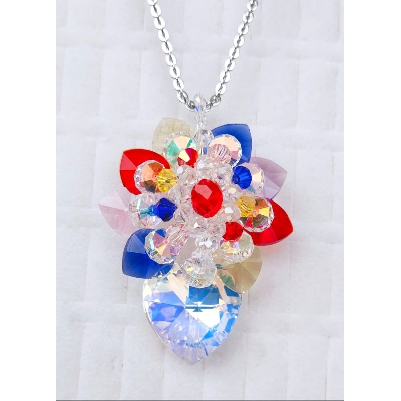 liontin original swarovski jumbo 7cm