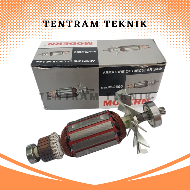 Armature Circular Saw M-2600 modern / Mesin Serkel Angker Modern / Armature 2600 Modern