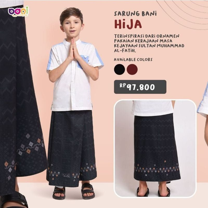 RABBANI ORI_ SARUNG BANI HIJA RABBANI | SARUNG ANAK KEKINIAN | SARUNG ANAK PALESTINA | SARUNG RABBAN