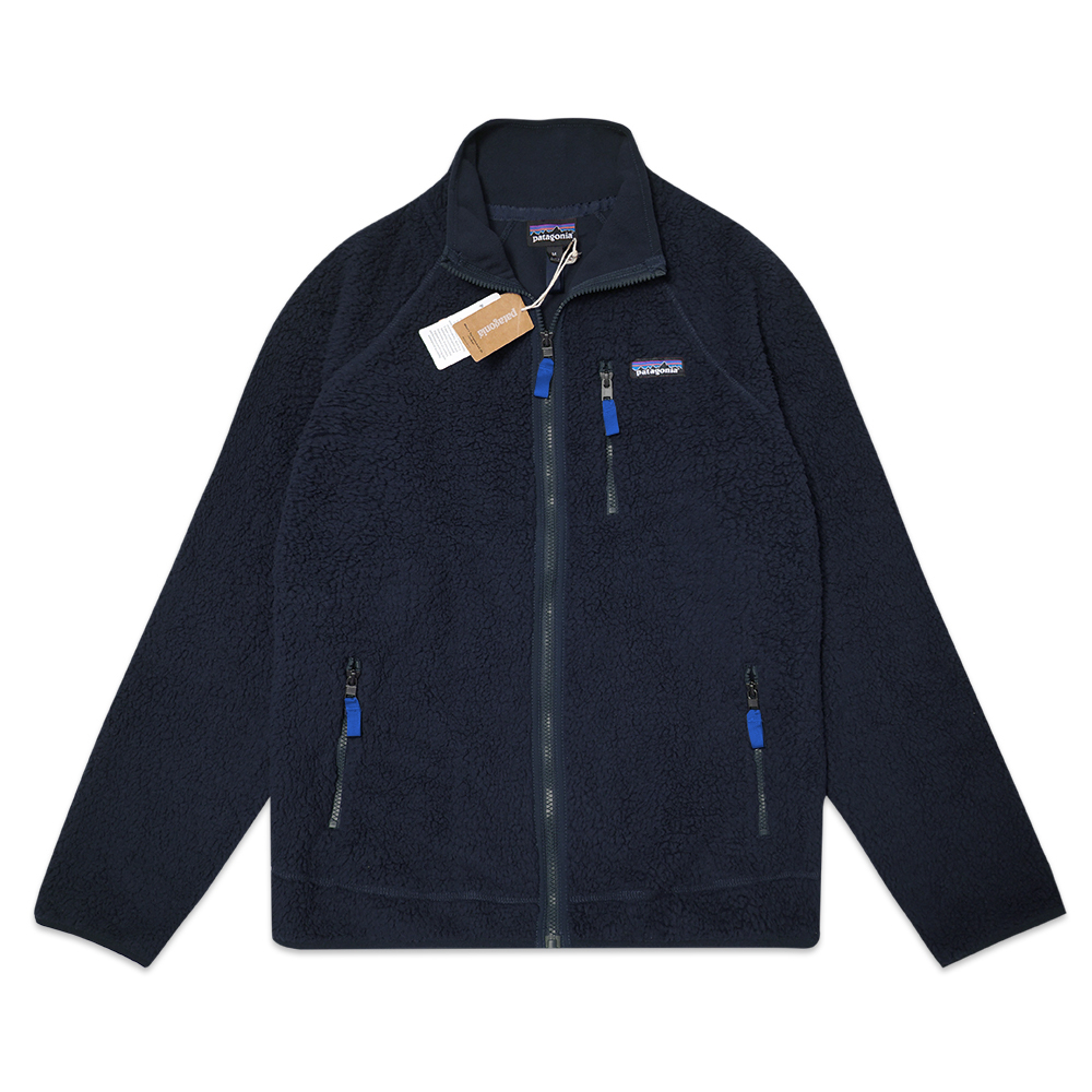 PTG Retro Pile Fleece Jacket Navy