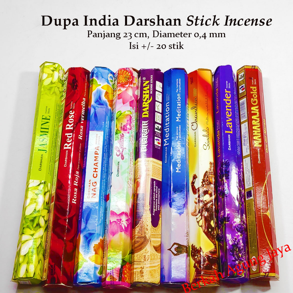 Dupa Stik Wangi India Darshan Incense - 23 cm